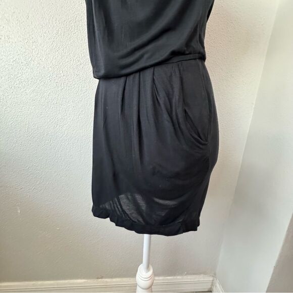 BCBG MaxAzria Black Dress Pockets Sleeveless SZ XXS - Picture 8 of 13